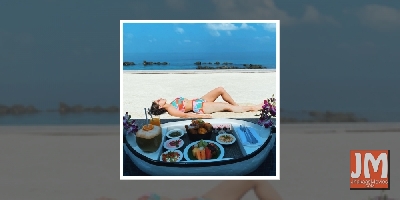 Sara Ali Khan oozes oomph in floating Maldives moment