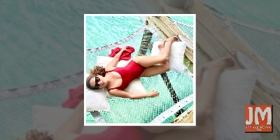 Salma Hayek looks fiery hot in monokini post