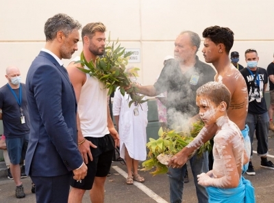 Hollywood star Chris Hemsworth has started shooting for the superhero adventure, Thor: Love And Thunder in his home turf Australia, and he was greeted with a traditional ÃƒÂƒÃ‚Â¢ÃƒÂ‚Ã‚Â€ÃƒÂ‚Ã‚Â˜Welcome to Country ceremony. Hemsworth, who is most popular for his superhero avatar of Thor, took to Instagram on Tuesday to share pictures of the ceremony