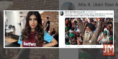 Mia Khalifa tweets in favour of farmers' protest after Rihanna and Greta Thunberg