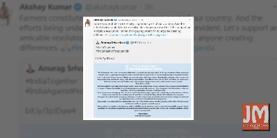 Akshay, Ajay, KJo, Suniel Shetty react on farmers' protest