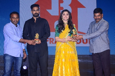 Uppena Movie Pre Release Event Stills.