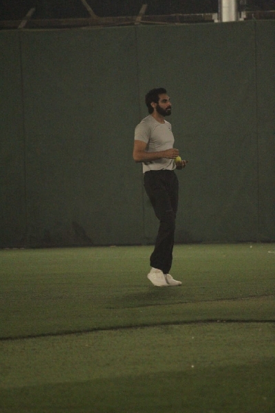 Mumbai: Ahan Shetty at Playing Cricket in Juhu 11th February 2021. (Photo: IANS)
