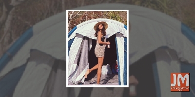 Lisa Haydon shares her camping trip revelation