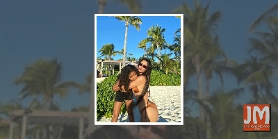 Kim Kardashian flaunts tiny waist in itsy-bitsy bikini