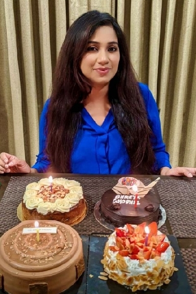 Shreya Ghoshal says her birthday this year is a 'special one', thanks fans.(photo:Instagram)