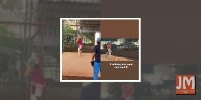 Taapsee Pannu's 'catch out' practice session