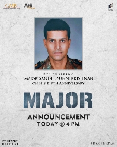 Adivi Sesh pays tribute to Sandeep Unnikrishnan on martyr