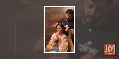Riteish Deshmukh turns hairstylist for injured wife Genelia
