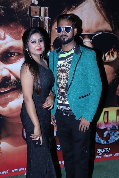 Actor Vinod Yadav's Bhojpuri film Karma Putra released first look.