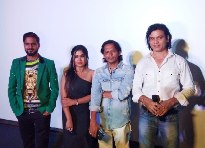 Actor Vinod Yadav's Bhojpuri film Karma Putra released first look.