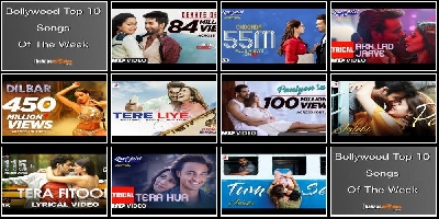 Top 10 Bollywood Songs This Week : 24th Sep 2018