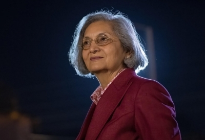 Ma Anand Sheela docu-film to premiere on April 22.(photo: https://vandam.netflix.com)
