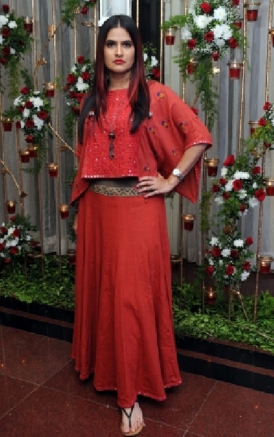 Mumbai: Singer Sona Mohapatra during the inauguration of Khazana Ghazal Festival in Mumbai. (Photo: IANS)