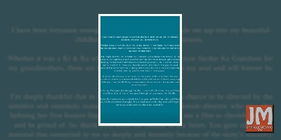 Arjun Kapoor: Fortunate to get films that made me tap into childhood memories