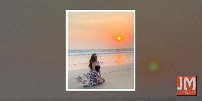 Krystle D'souza posts a pic from the beach