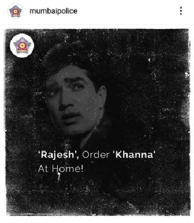 Big B, Rajesh Khanna, Ayushmann, Kajol in Mumbai Police memes for Covid awareness.