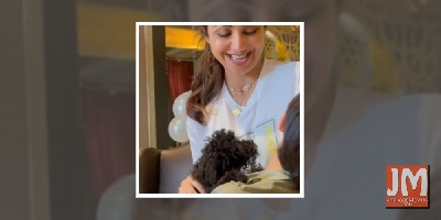 Shilpa Shetty welcomes new member Truffle to her family