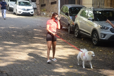 Mumbai: Malaika Arora spotted in Bandra On Saturday, 22 may, 2021. (Photo: Sanjay Tiwari)