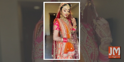 A wedding outfit has it's challenges says Monika Chauhan