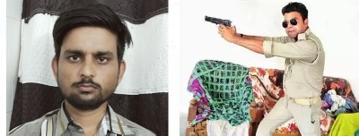 Sunil Kumar, posing as cop Anil Kumar.