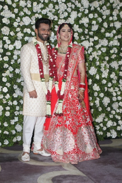 Mumbai: Rahul Vaidya and Disha Parmar Wedding on Friday July 16, 2021.(Photo: Sanjay Tiwari/IANS)