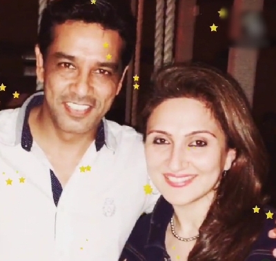 Anup Soni wishes wife Juuhi Babbar on her birthday: Can't wait to see you on screen.(photo:Instagram)