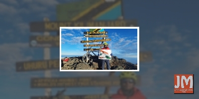 Cyclist reaches top of Kilimanjaro, unveils Sonu Sood poster