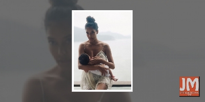 Lisa Haydon posts pics of herself breastfeeding newborn daughter Lara