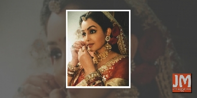 Shubhangi Atre enjoys bridal makeover during shooting