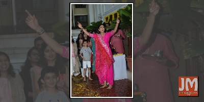 Shilpa dances with hubby, on as she bids adieu to Lord Ganesh