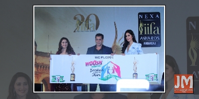 Katrina Kaif, Madhuri Dixit and Salman Khan at the Indian International Film Awards (IIFA) 2019