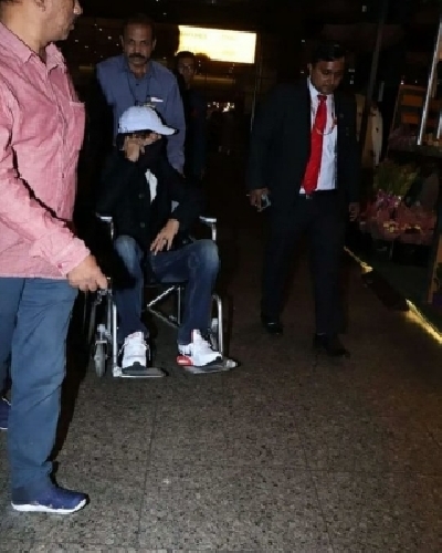 After shooting for his film 