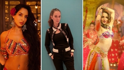 Norah Fatehi, Evelyn Sharma and Elli AvrRam