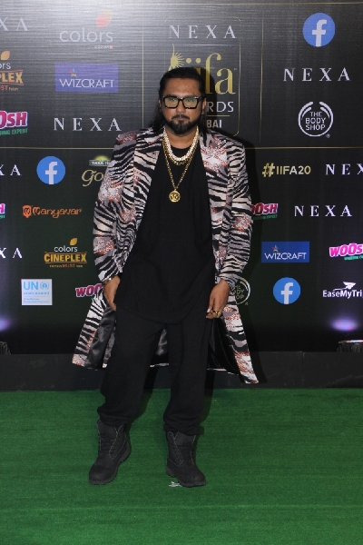 Mumbai: Singer Honey Singh at the Green Carpet of 20th IIFA Awards, in Mumbai on Sep 18, 2019. (Photo: IANS)