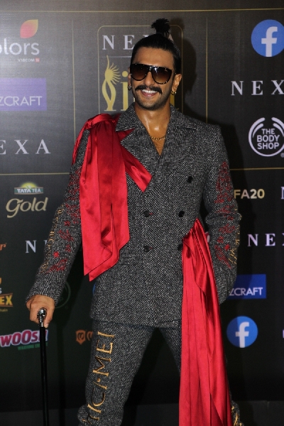 Mumbai: Actor Ranveer Singh at the Green Carpet of 20th IIFA Awards, in Mumbai on Sep 18, 2019. (Photo: IANS)