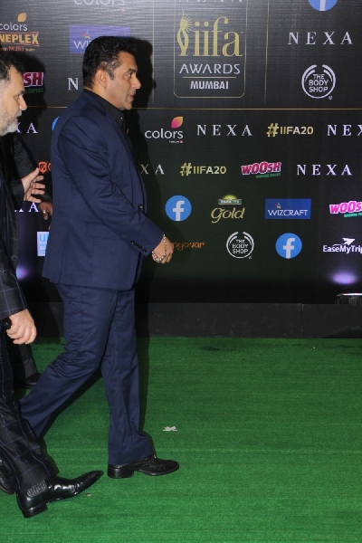 Mumbai: Actor Salman Khan at the Green Carpet of 20th IIFA Awards, in Mumbai on Sep 18, 2019. (Photo: IANS)