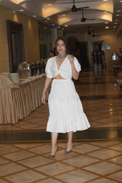 Mumbai: Actress Bhumi Pednekar during the promotions of her upcoming film "Saand Ki Aankh" in Mumbai on Sep 20, 2019. (Photo: IANS)