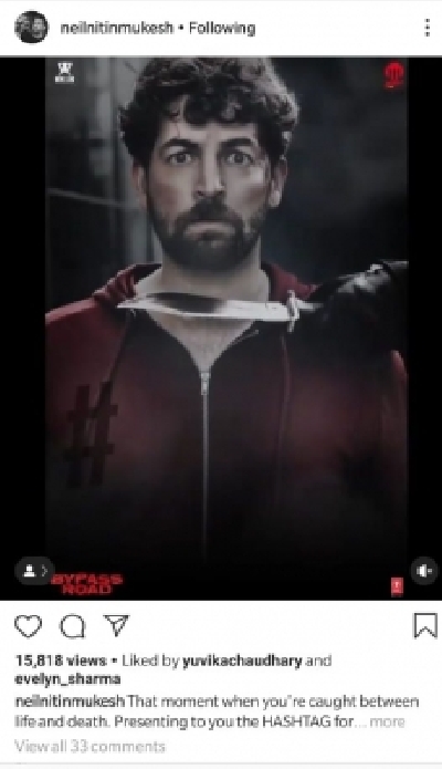 Actor Neil Nitin Mukesh on Tuesday unveiled the motion poster of his upcoming film 