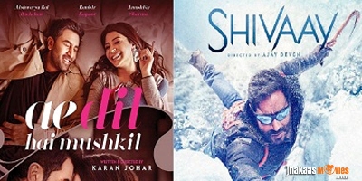 Ae Dil Hai Mushkil vs Shivaay, First 5 Days Business