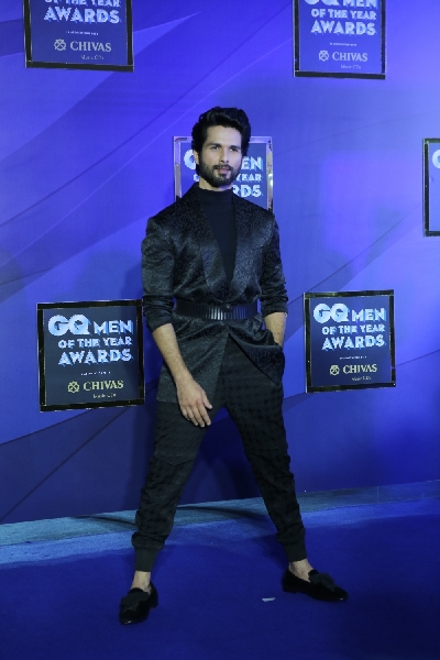 Mumbai: Actor Shahid Kapoor at the "GQ Men of the Year Awards 2019" in Mumbai on Sep 28, 2019. (Photo: IANS)