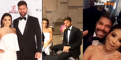 Ricky Martin & Eva Longoria At The Global Gift Gala, Mexico City