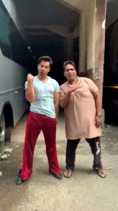 The Bala challenge started by actor Akshay Kumar has taken the Internet by storm with several Bollywood celebrities taking the challenge. The latest to join the bandwagon is actor Varun Dhawan and said that this is how he goes on set everyday.