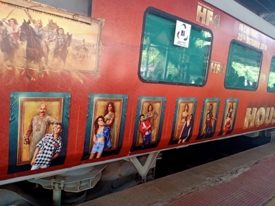 Mumbai: A special promotional train travelling from Mumbai to Delhi as part of 