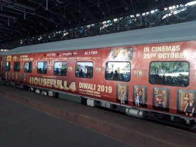 Mumbai: A special promotional train travelling from Mumbai to Delhi as part of 