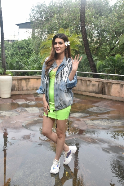 Mumbai: Actres Kriti Kharbanda during the promotions of her upcoming film "Housefull 4" in Mumbai on Oct 23, 2019. (Photo: IANS)