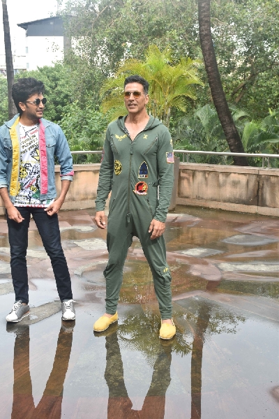 Mumbai: Actor Akshay Kumar during the promotions of his upcoming film "Housefull 4" in Mumbai on Oct 23, 2019. (Photo: IANS)