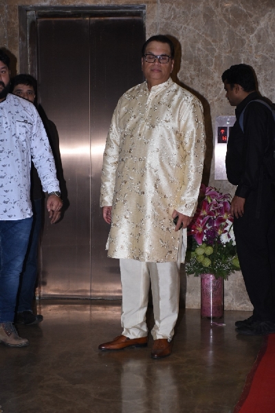 Mumbai: Filmmaker Ramesh Taurani at his Diwali bash in Mumbai on Oct 23, 2019. (Photo: IANS)