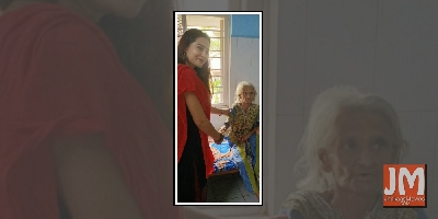 Samikssha Batnagar's Diwali at old age home