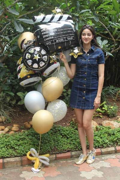 Mumbai: Actress Ananya Pandey celebrates her 21st birthday in Mumbai on Oct 30, 2019. (Photo: IANS)
